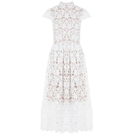 BooHoo Lace Skater Dress - Picture 3 of 6